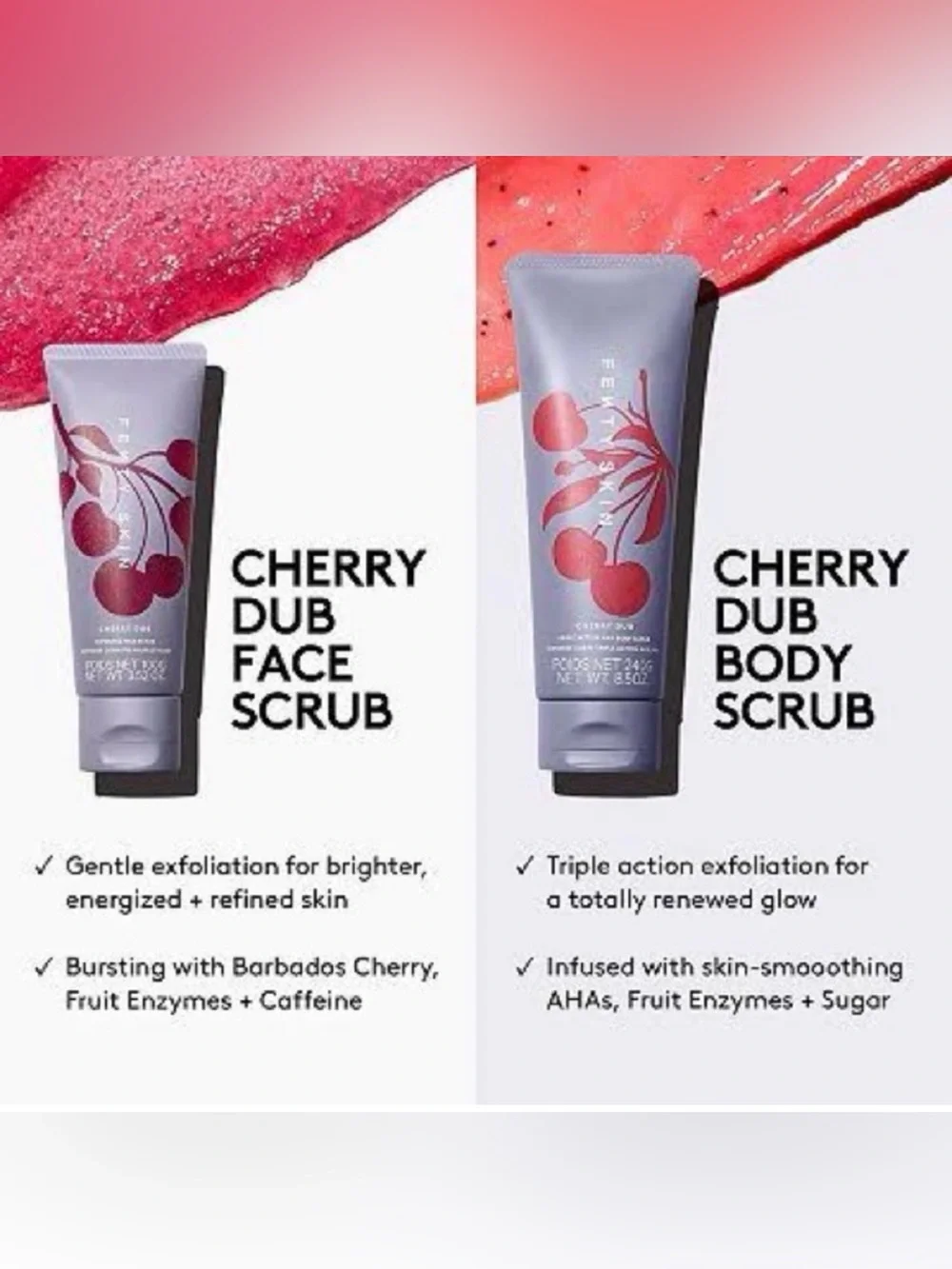 Fenty Cherry Dub Superfine Face Scrub 3.52 Oz New